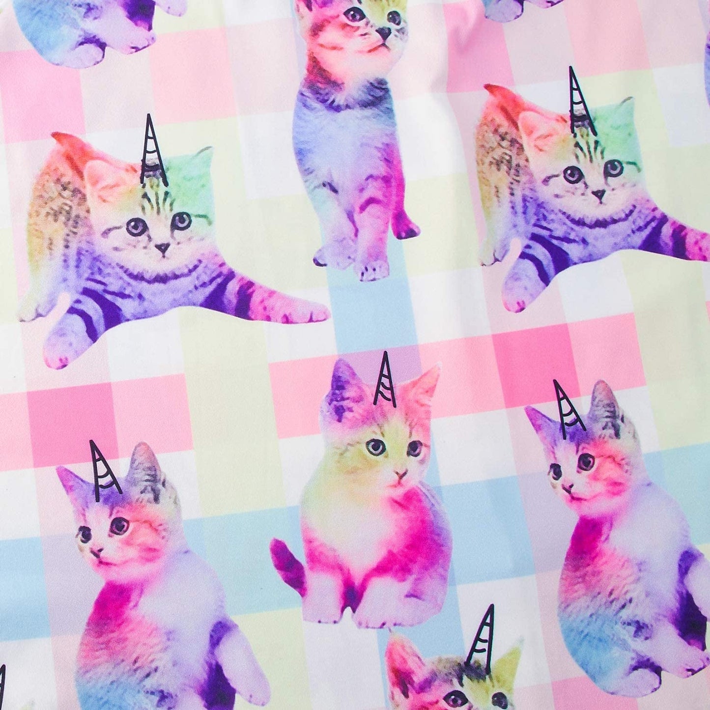 Einhorn Katze Lustiges Mädchen Kleid