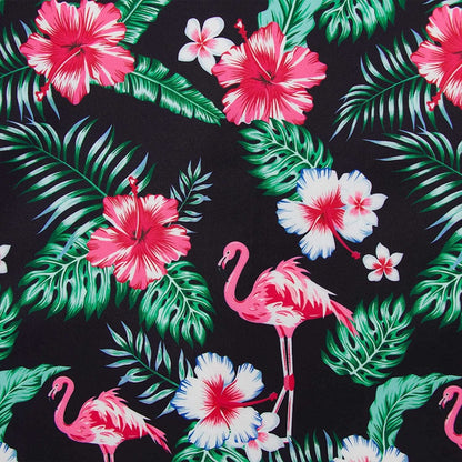 Palmblatt Flamingos Lustiges Kleinkind Hawaiihemd